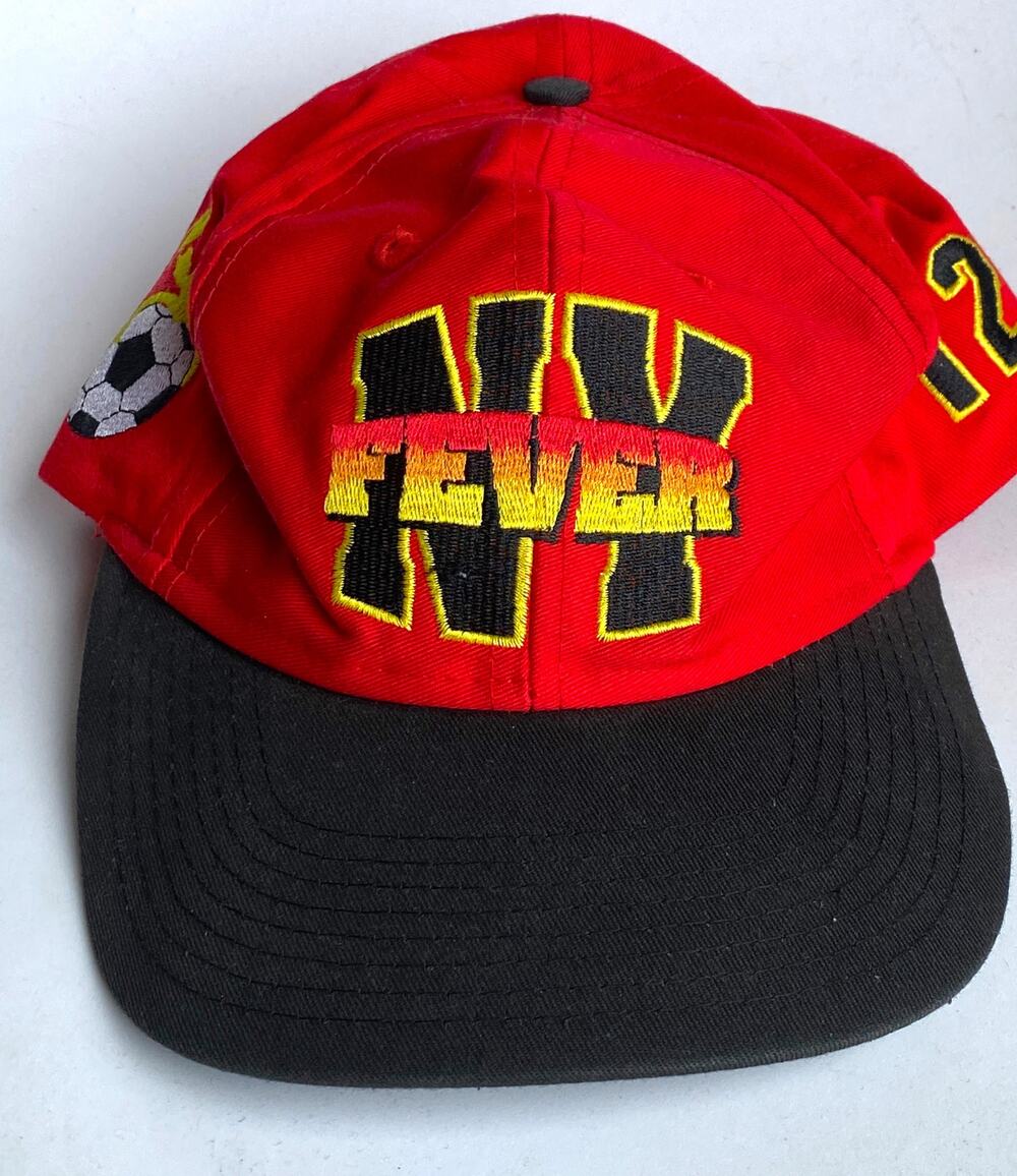 New York Fever 1994 Centaurs snapback cap red black MLS USL USISL Soccer vintage